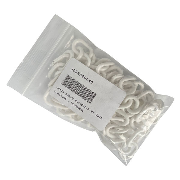 Chaîne de taille en plastique, 5 pi.